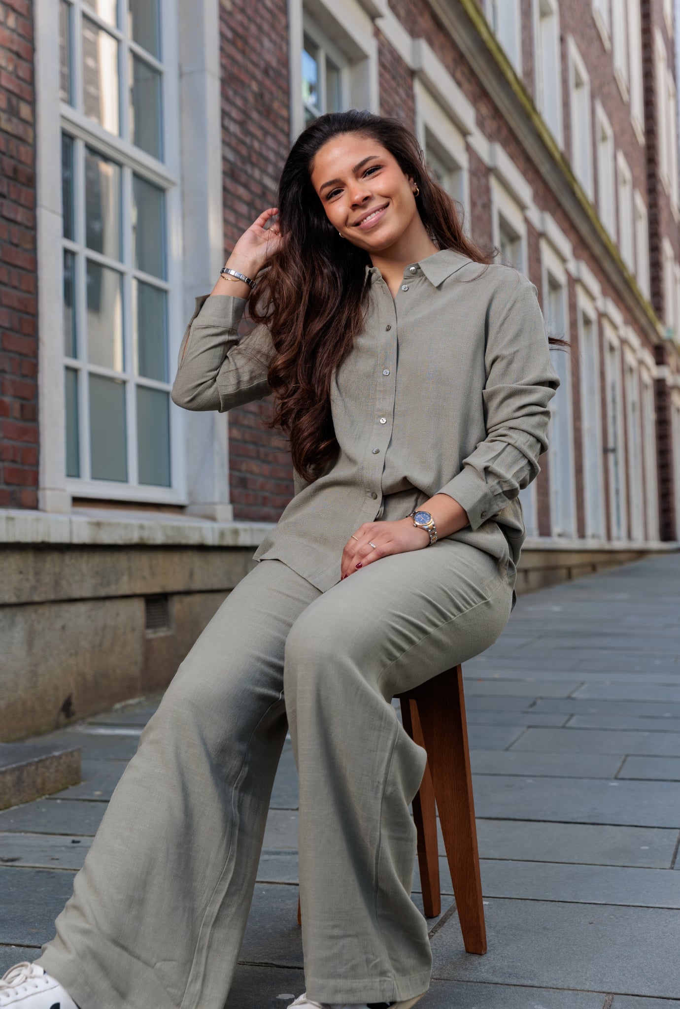 Viva Lin Skjorte - Grønn/ Vetiver